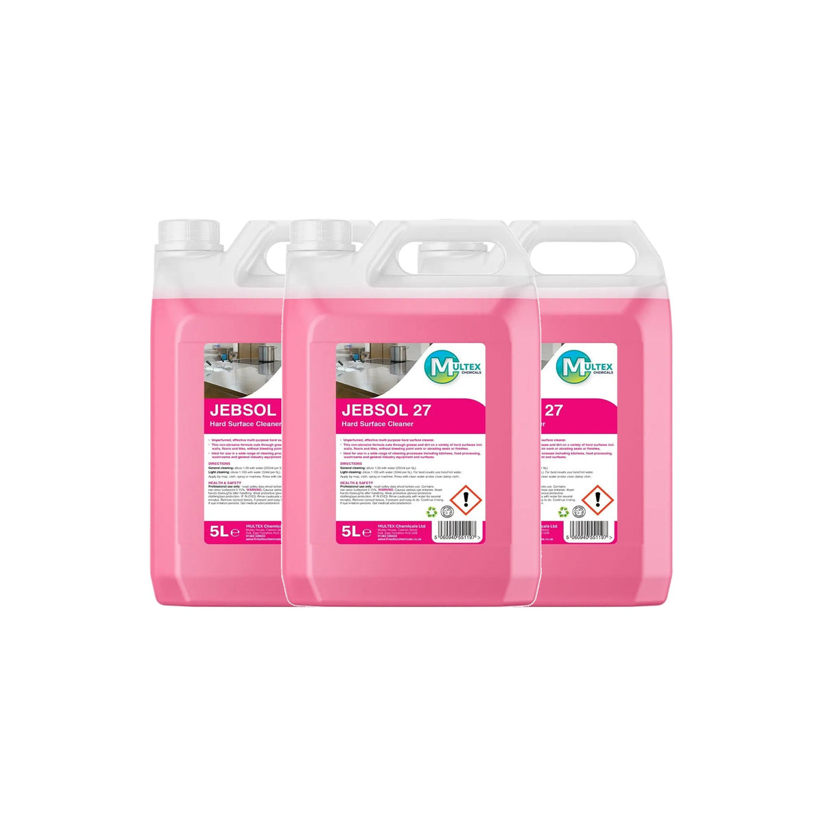 Jebsol 27 Multi-Surface Floor Cleaner – 5L & 25L — 3 × 5L bundle