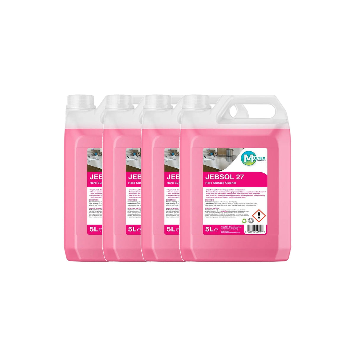 Jebsol 27 Multi-Surface Floor Cleaner – 5L & 25L — 4 × 5L bundle