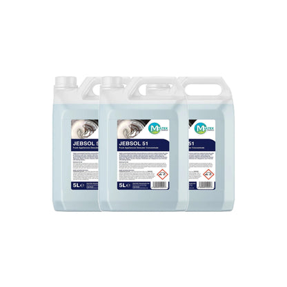 JEBSOL 51 Food Appliance Descaler Concentrate – 5L & 25L — 3 × 5L bundle