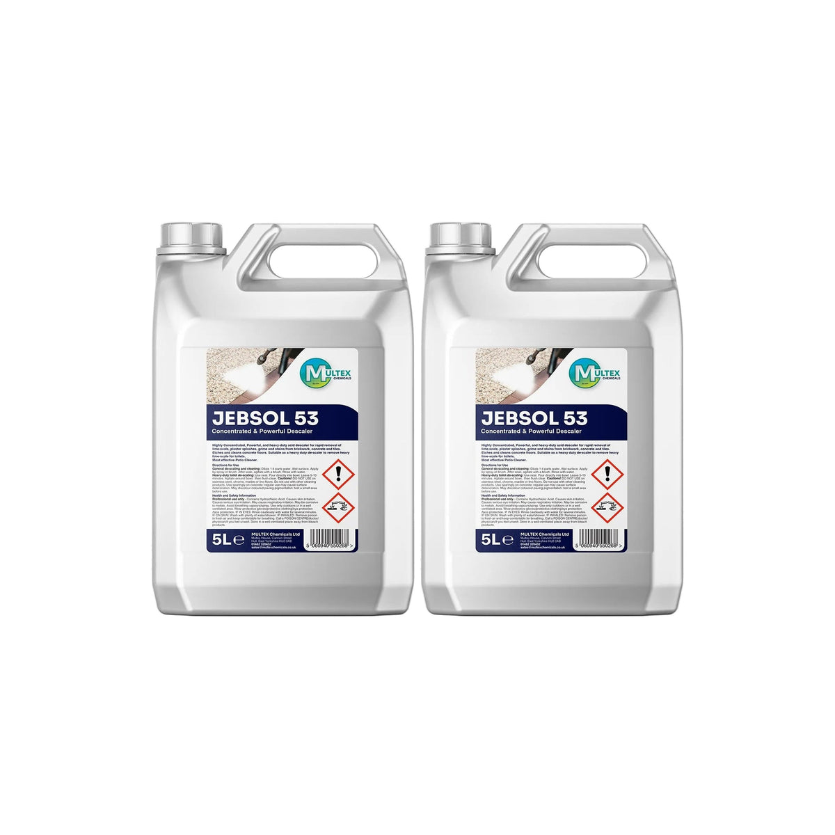 Jebsol 53 Powerful Descaler Concentrate – 5L & 25L — 2 × 5L bundle