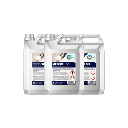 Jebsol 53 Powerful Descaler Concentrate – 5L & 25L — 3 × 5L bundle
