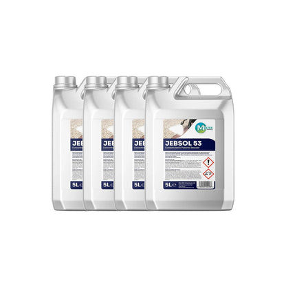 Jebsol 53 Powerful Descaler Concentrate – 5L & 25L — 4 × 5L bundle