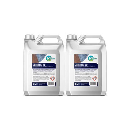 Jebsol 72 Rust Remover & Cleaner — 2 × 5L bundle