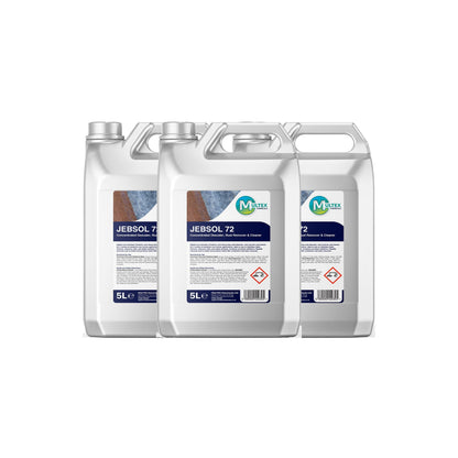 Jebsol 72 Rust Remover & Cleaner — 3 × 5L bundle