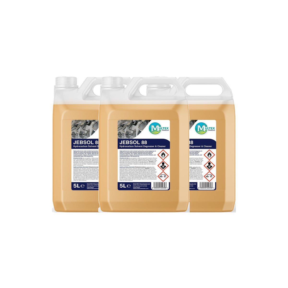 Jebsol 88 Solvent Degreaser – 5L & 25L — 3 × 5L bundle