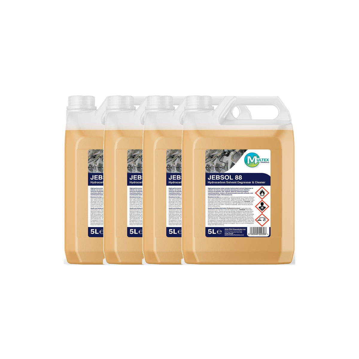 Jebsol 88 Solvent Degreaser – 5L & 25L — 4 × 5L bundle