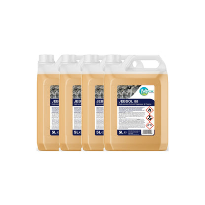 Jebsol 88 Solvent Degreaser – 5L & 25L — 4 × 5L bundle