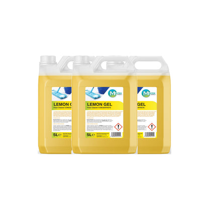 Lemon Gel Floor Cleaner Concentrate – 5L & 25L — 3 × 5L bundle
