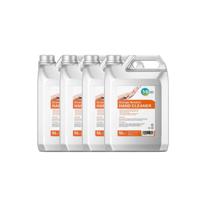 Orange Beaded Hand Cleaner – 5L & 25L — 4 × 5L bundle