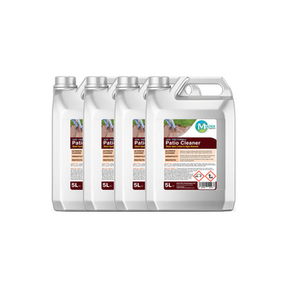 Acid-Free Patio Cleaner – 5L & 25L — 4 × 5L bundle