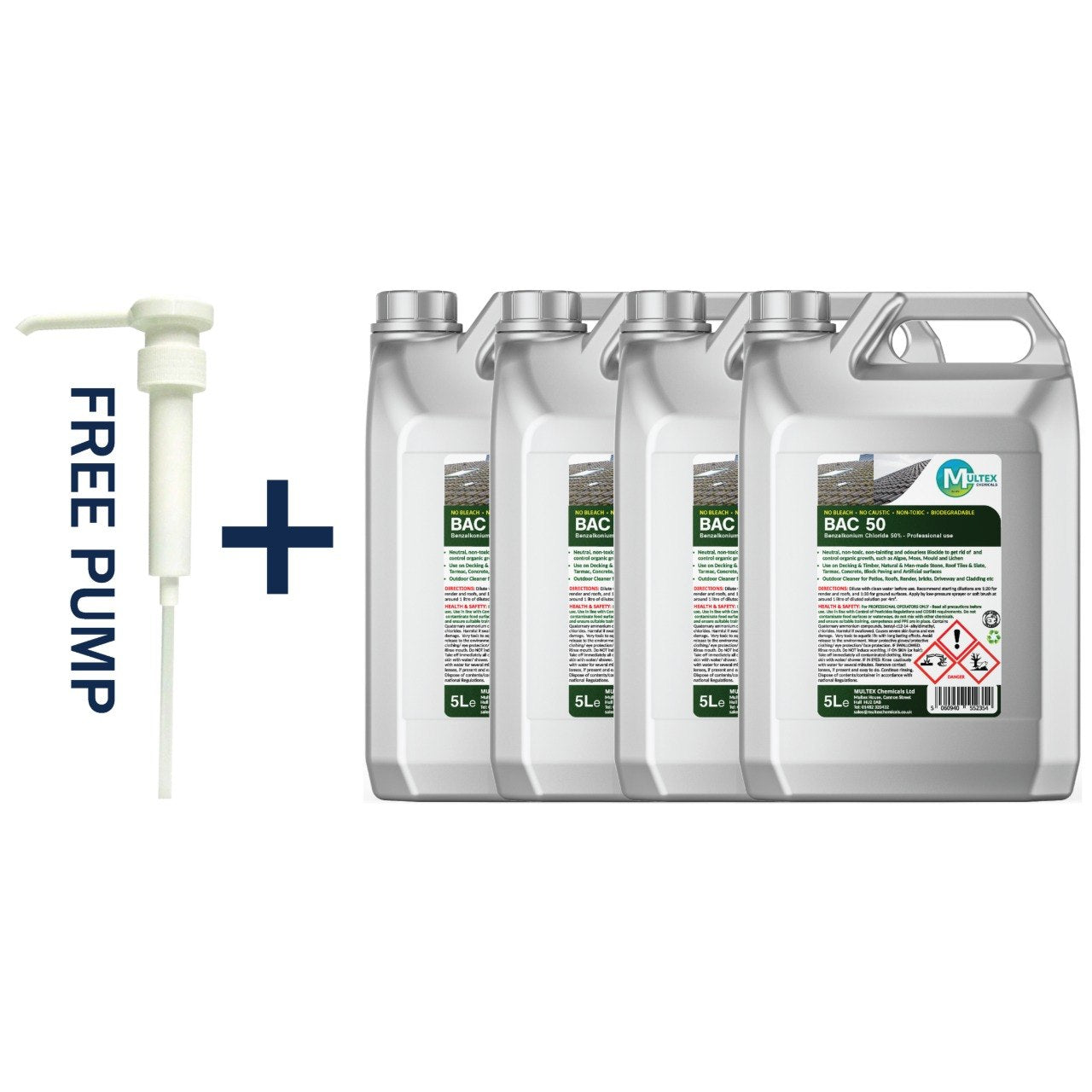 BAC 50 – Benzalkonium Chloride 50% Professional Biocide