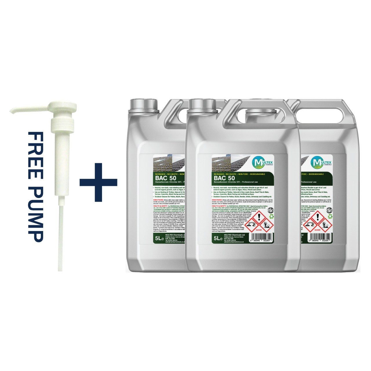 BAC 50 – Benzalkonium Chloride 50% Professional Biocide