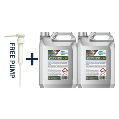 Multex Professional Oven Cleaner 5L - Heavy-duty thick clinging formula for ovens and griddles.