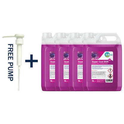 Multex Super Cool BSR 5L - Premium pink antifreeze and coolant for all-weather engine protection.