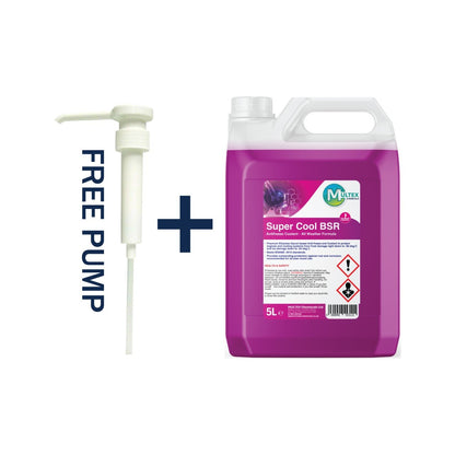 Multex Super Cool BSR 5L - Premium pink antifreeze and coolant for all-weather engine protection.