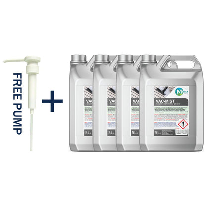 Multex VAC-MIST 5L - Professional low-foaming carpet and upholstery cleaner for extraction machines.