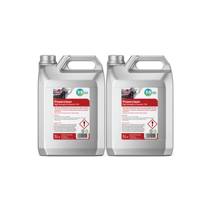 Multex Power Clean 5L bundle - High-strength Traffic Film Remover (TFR) and vehicle degreaser.