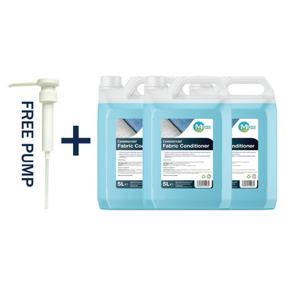Multex Professional Fabric Conditioner 5L - Concentrated spring fragrance for commercial laundry.