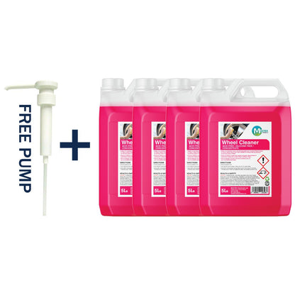 Multex Wheel Cleaner 5L bundle - Professional acid-free and silicone-free alloy wheel cleaner.