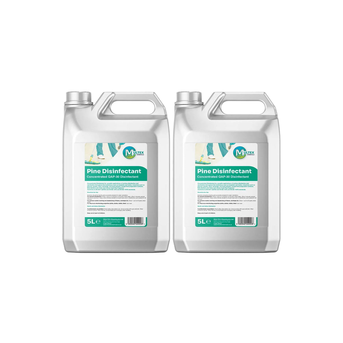 Pine Disinfectant Concentrate – Surface Cleaner — 2 × 5L bundle