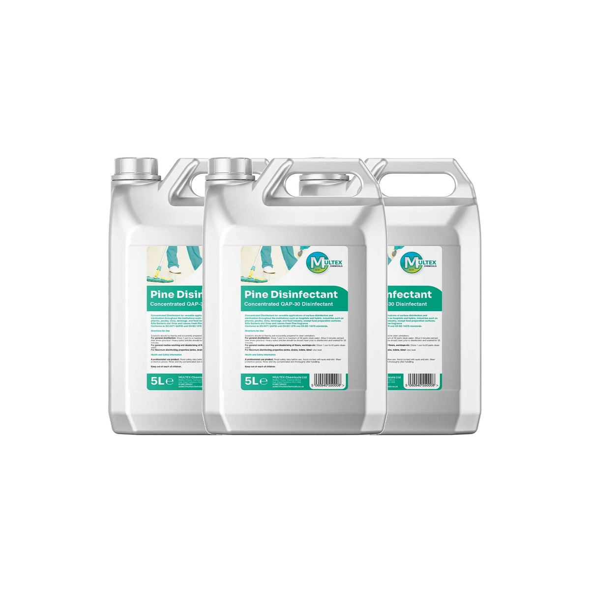 Pine Disinfectant Concentrate – Surface Cleaner — 3 × 5L bundle