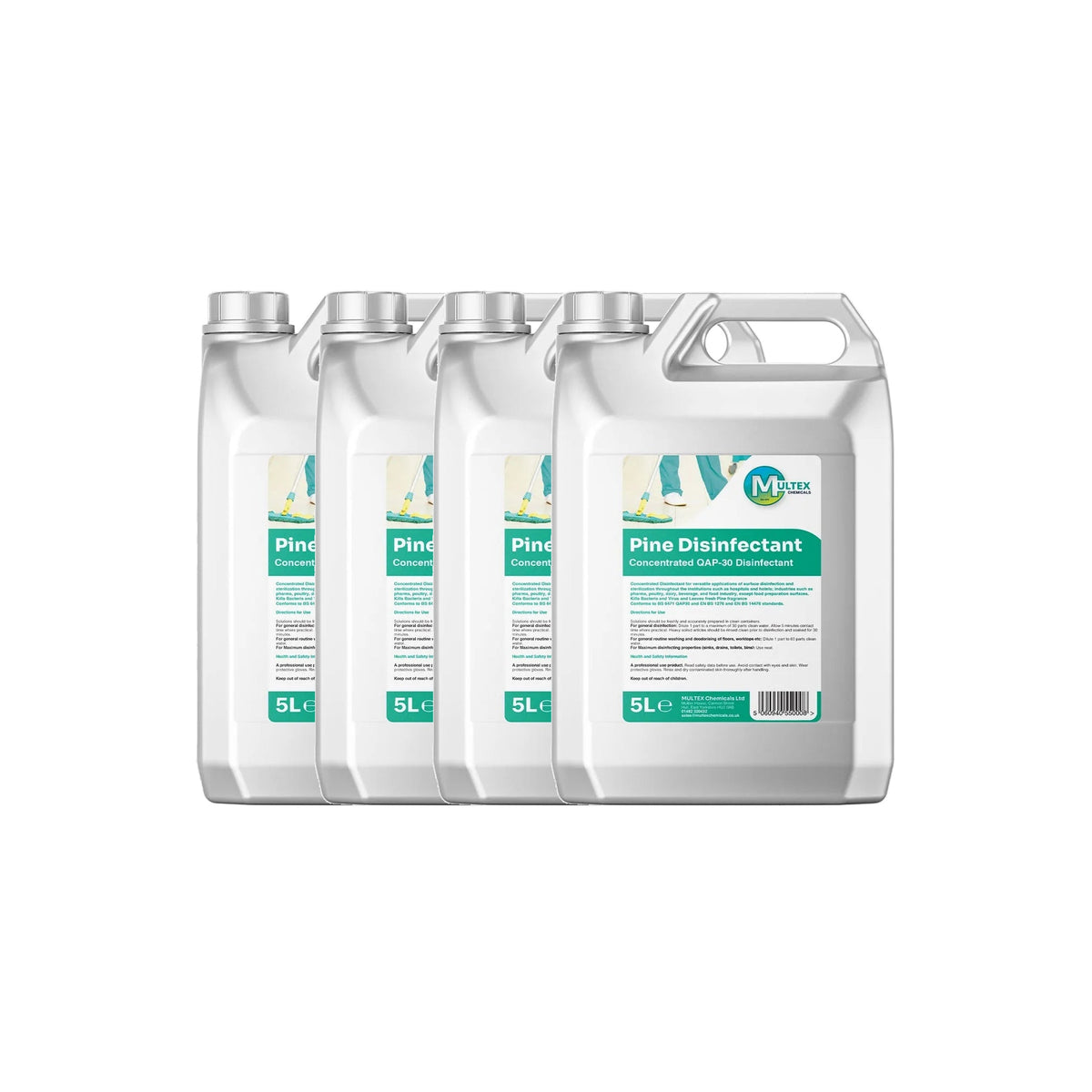 Pine Disinfectant Concentrate – Surface Cleaner — 4 × 5L bundle