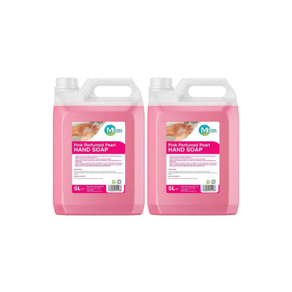 Pink Perfumed Pearl Hand Soap – Luxury Scented Bulk Wash — 2 × 5L bundle
