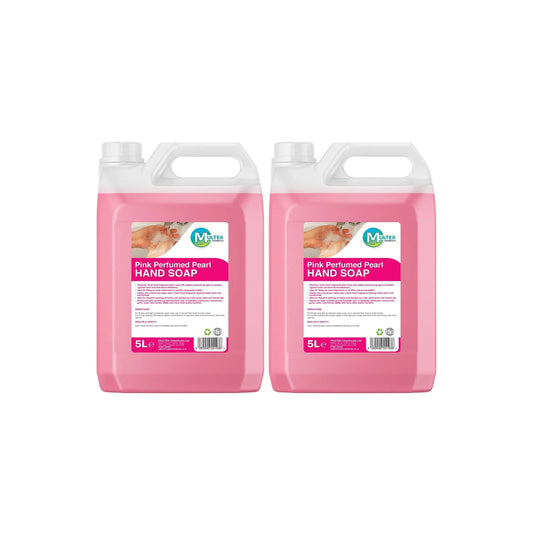 Pink Perfumed Pearl Hand Soap – Luxury Scented Bulk Wash — 2 × 5L bundle