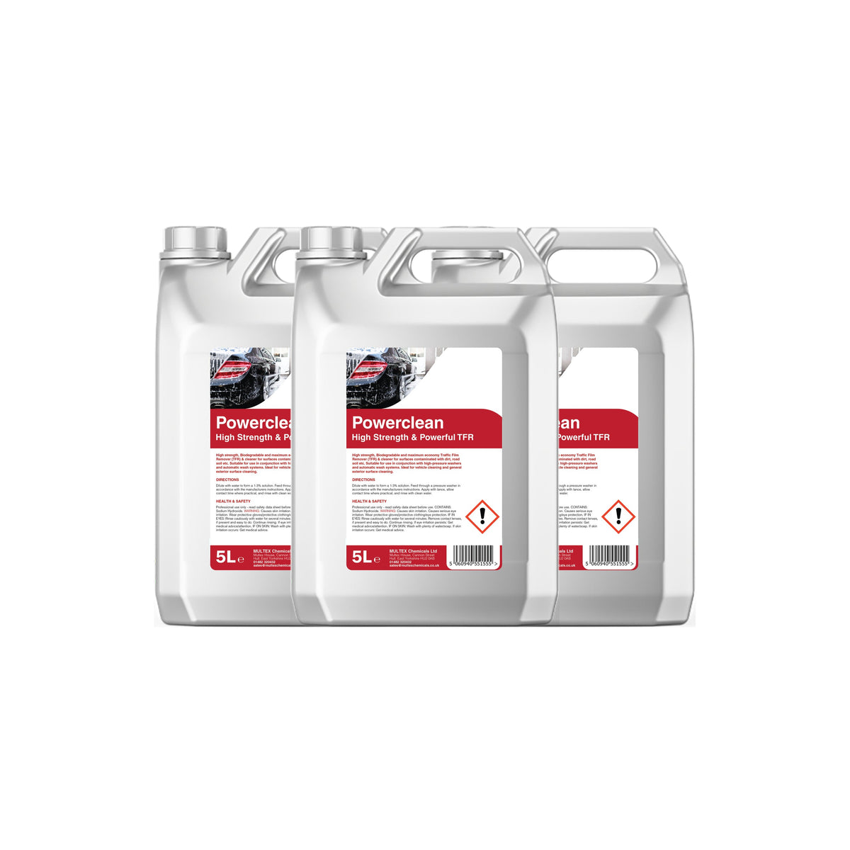 Powerclean High Strength Concentrate – 5L & 25L — 3 × 5L bundle