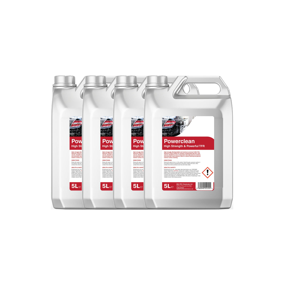 Powerclean High Strength Concentrate – 5L & 25L — 4 × 5L bundle