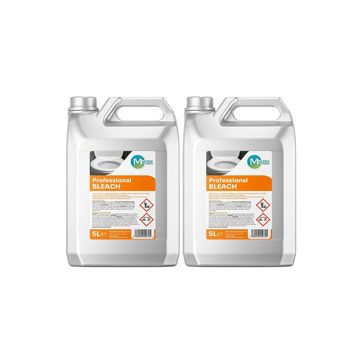 Professional Bleach – 5L & 25L — 2 × 5L bundle