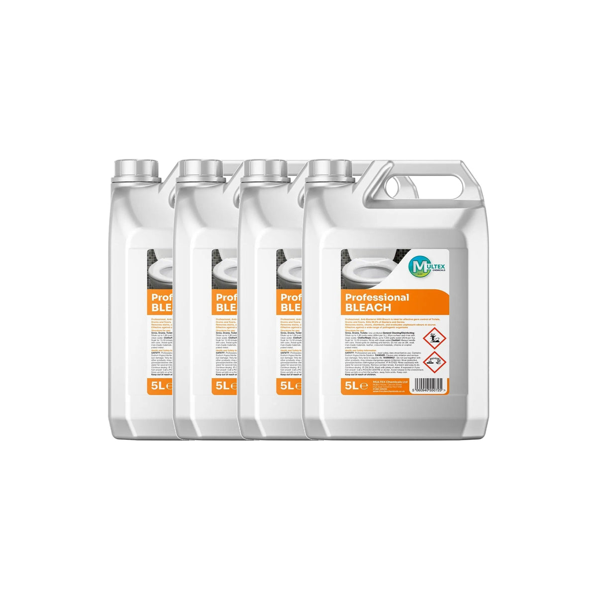 Professional Bleach – 5L & 25L — 4 × 5L bundle