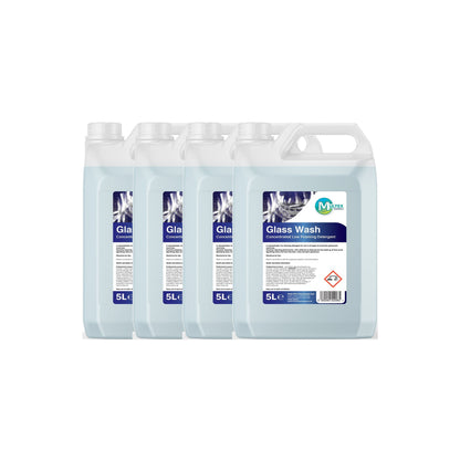 Glass Wash Detergent Concentrate – 5L & 25L — 4 × 5L bundle
