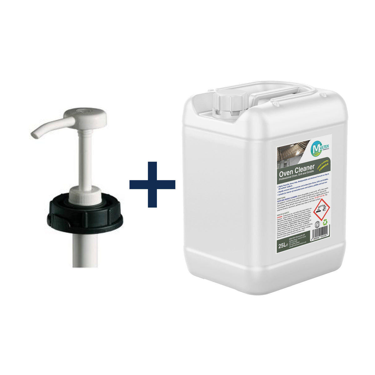 Professional Oven, Grill & Griddle Cleaner – 5L & 25L — 25L trade drum + 1 dosing pump (DIN61)