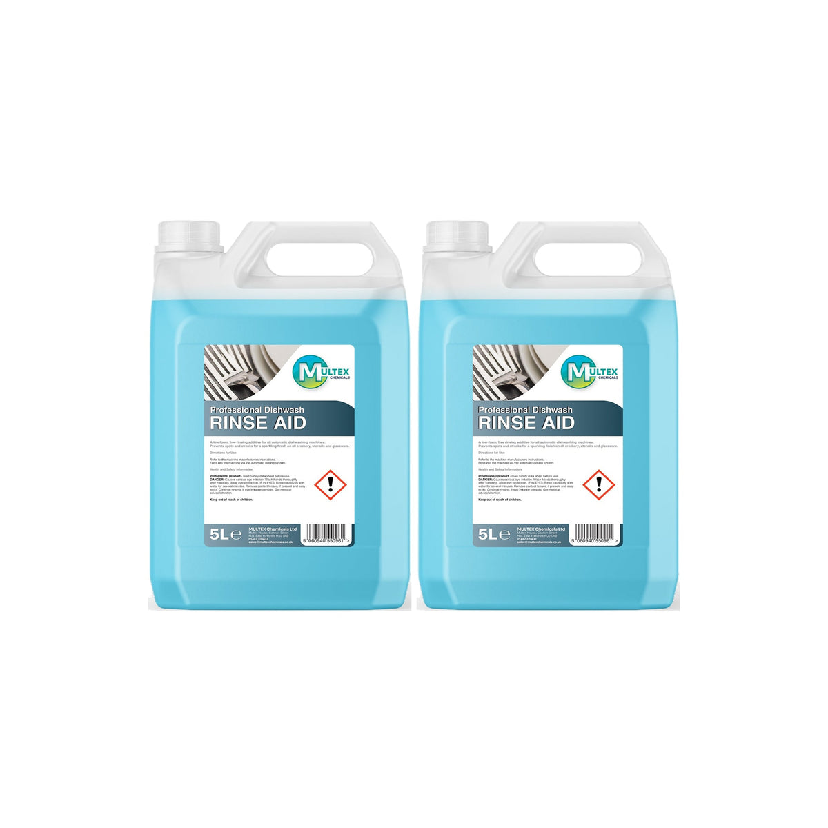 Professional Dishwash Rinse Aid – 5L & 25L — 2 × 5L bundle