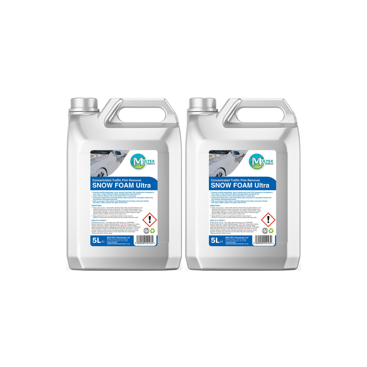 Snow Foam Ultra – 5L & 25L — 2 × 5L bundle