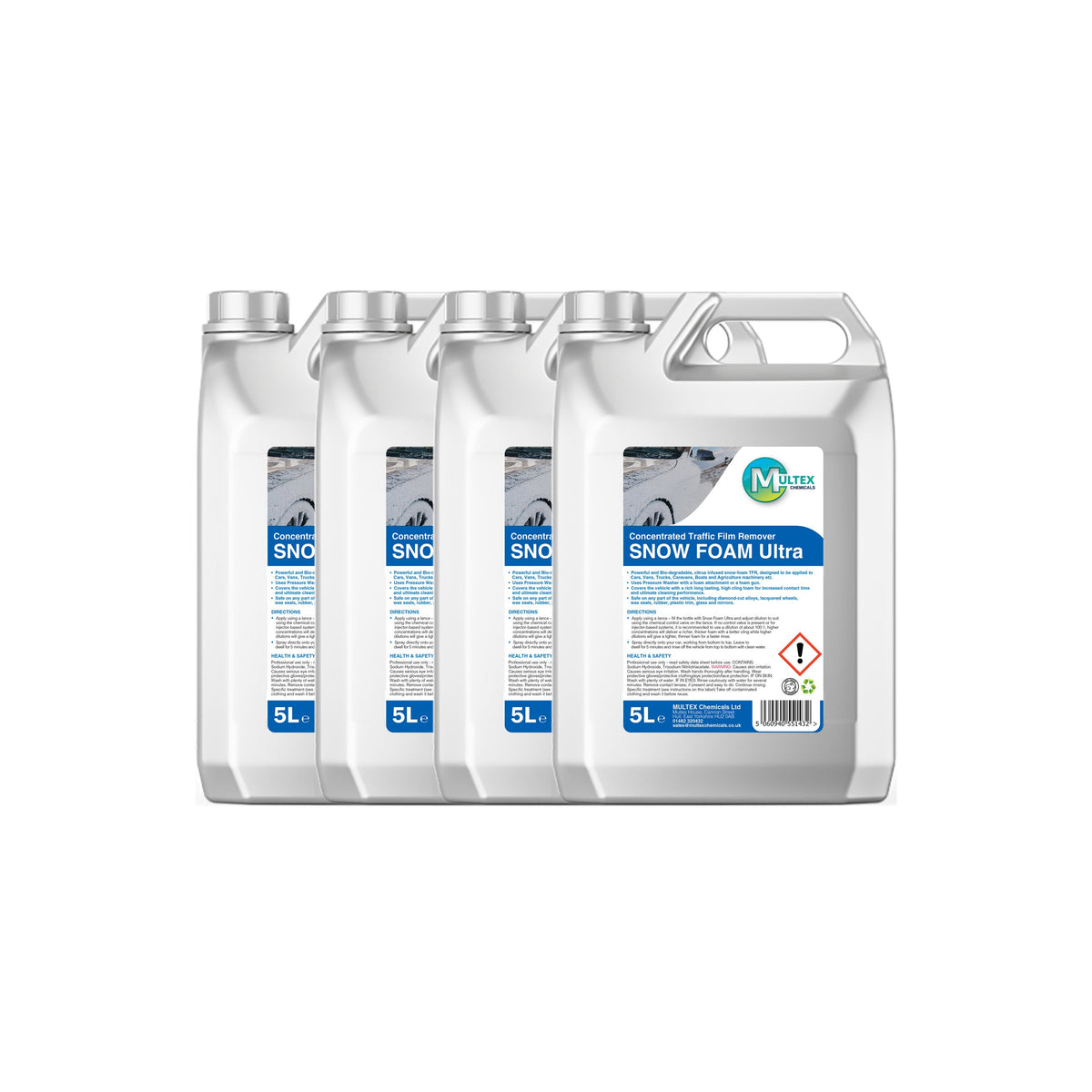 Snow Foam Ultra – 5L & 25L — 4 × 5L bundle