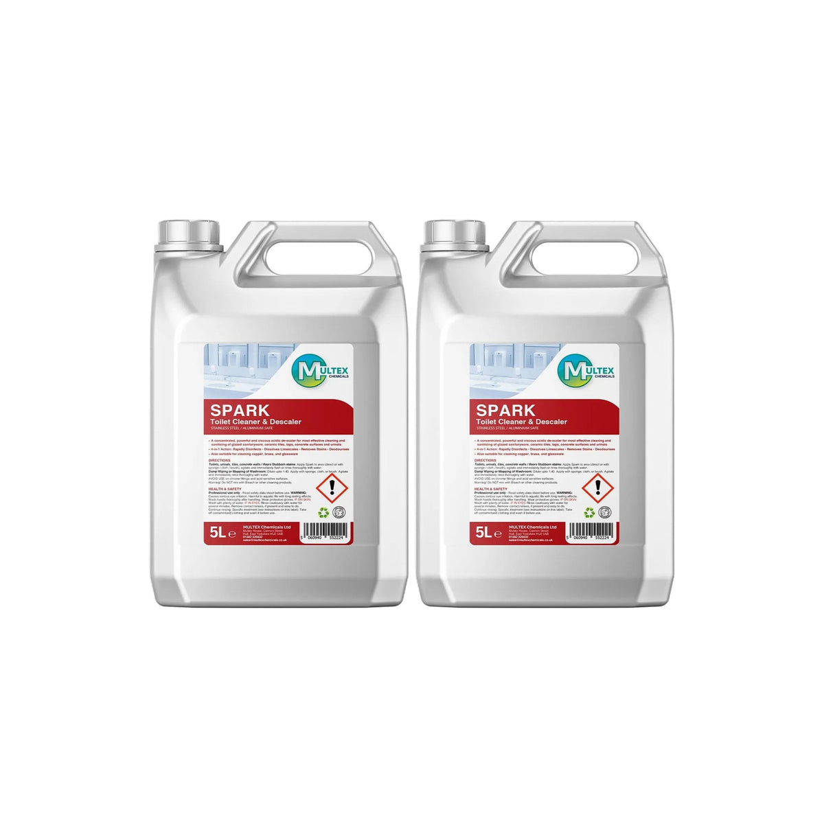 SPARK - Toilet Cleaner & Descaler — 2 × 5L bundle
