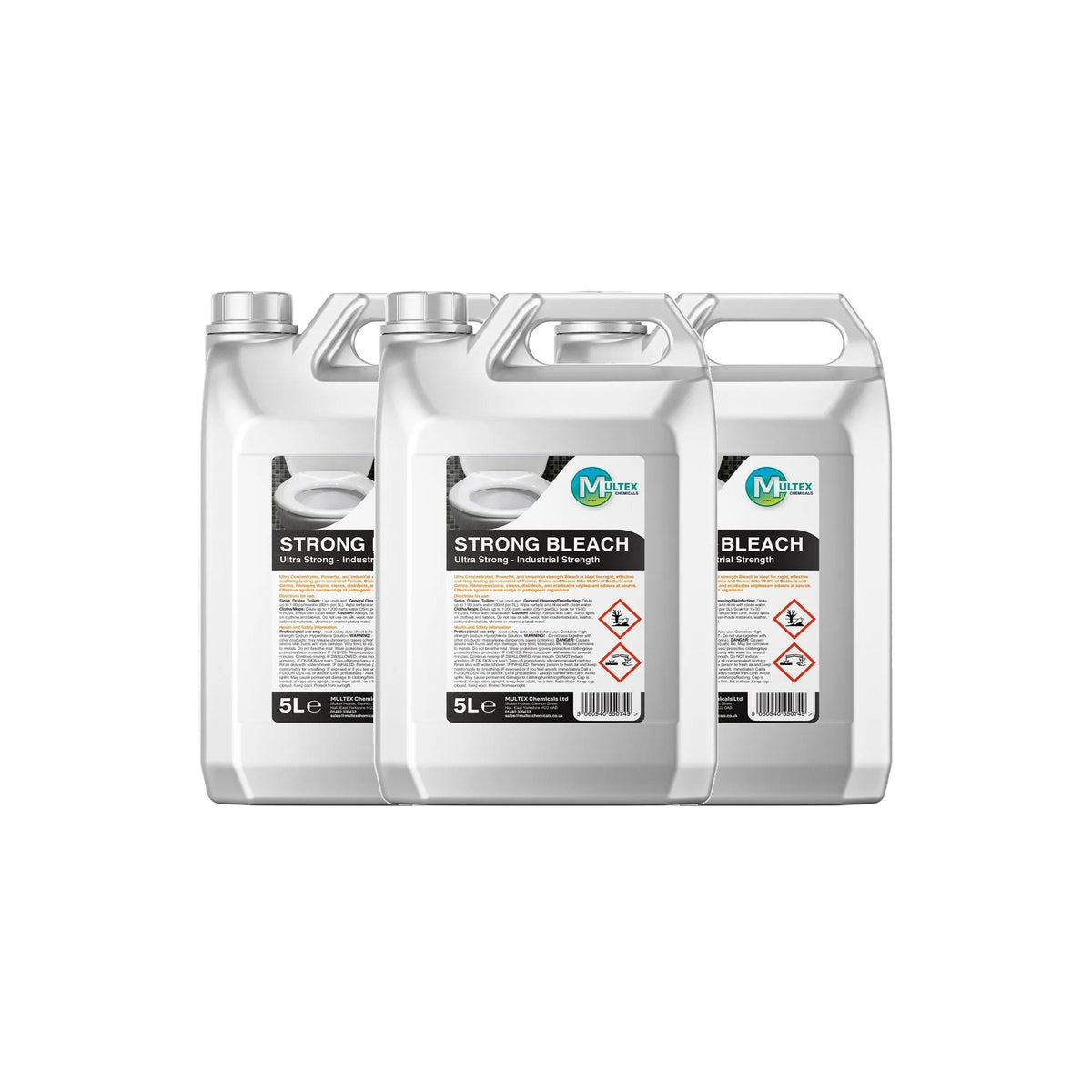 Ultra Strong Bleach – 5L & 25L — 3 × 5L bundle