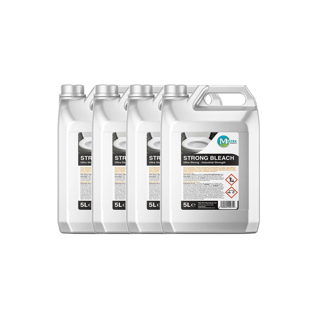 Ultra Strong Bleach – 5L & 25L — 4 × 5L bundle