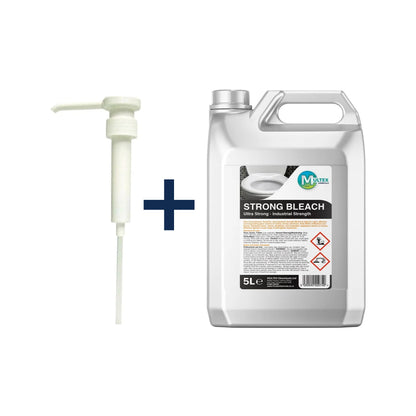 Ultra Strong Bleach – 5L & 25L — 5L + 1 dosing pump (38mm)