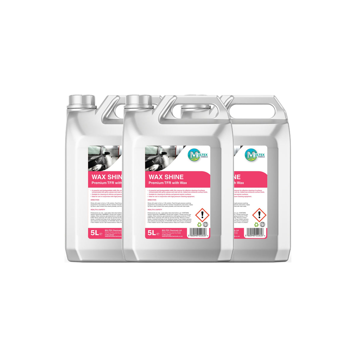 Wax Shine Concentrate – 5L & 25L — 3 × 5L bundle
