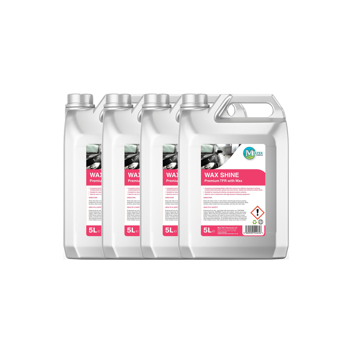 Wax Shine Concentrate – 5L & 25L — 4 × 5L bundle